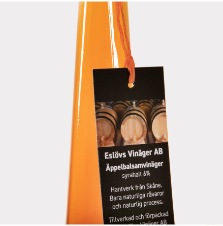 Äppelbalsamvinäger lagrad i Ek & Körsbär