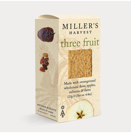 Kex, Millers Harvest Three Fruit