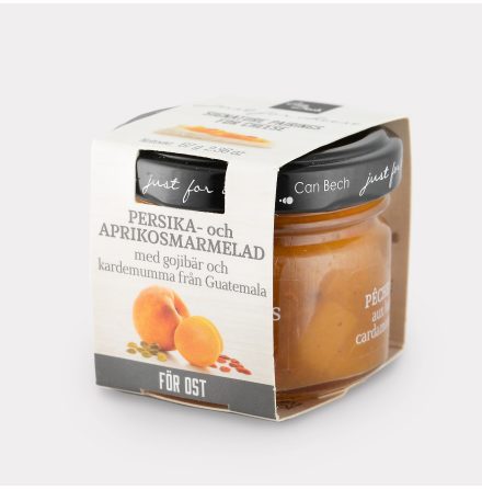 Marmelad med Persika,Aprikos,Gojibär & Kardemumma