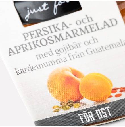 Marmelad med Persika,Aprikos,Gojibär & Kardemumma
