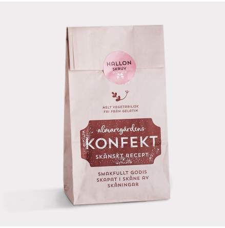 Almaregårdens Hallonskruvar. Vegan