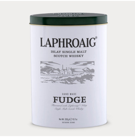 Fudge med Laphroaig whisky